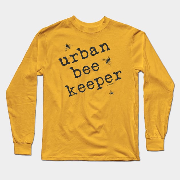 Urban Beekeeper Long Sleeve T-Shirt by jrotem